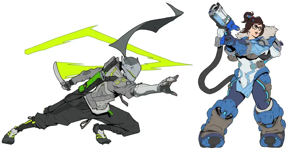 Arte Conceptual y Diseño de Personajes en Overwatch 2