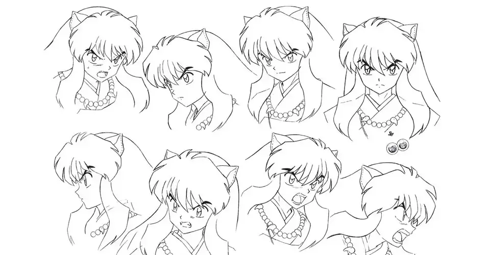 Arte Conceptual y Diseño de Personajes en InuYasha