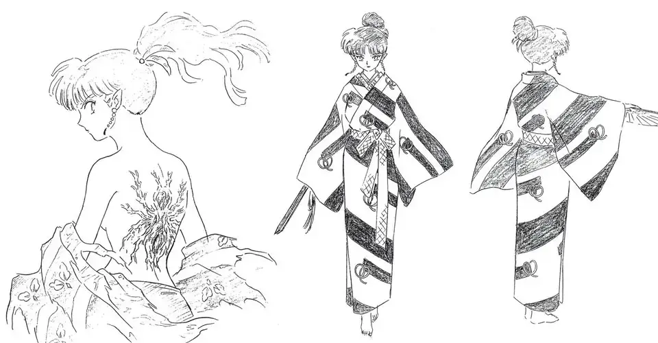 Arte Conceptual y Diseño de Personajes en InuYasha