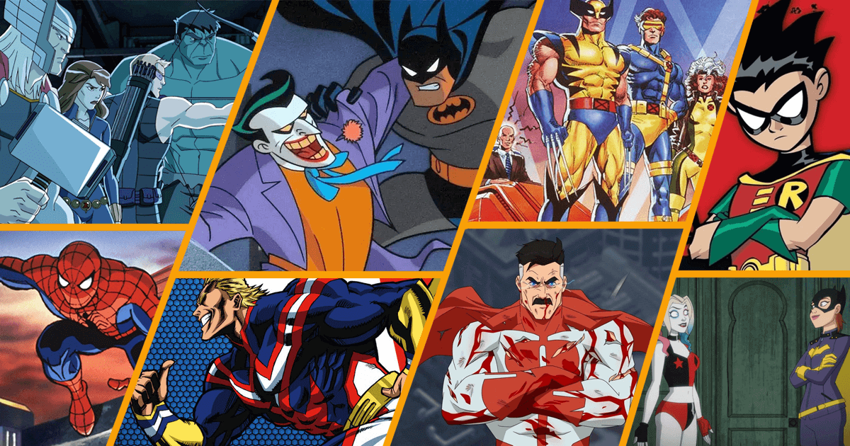 Mejores Series Animadas de Superhéroes Mejores Series Animadas de Superhéroes