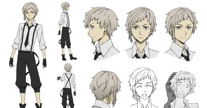 Bungo Stray Dogs: Arte Conceptual y Diseño de Personajes