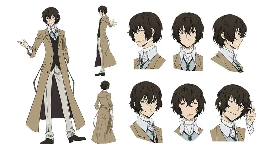 Bungo Stray Dogs: Arte Conceptual y Diseño de Personajes