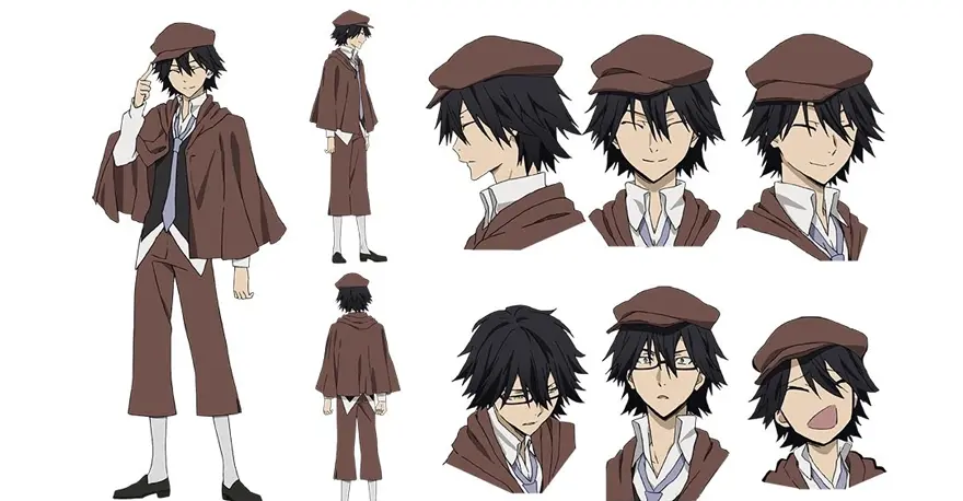 Bungo Stray Dogs: Arte Conceptual y Diseño de Personajes