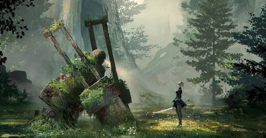 Arte y Diseño en Nier Automata