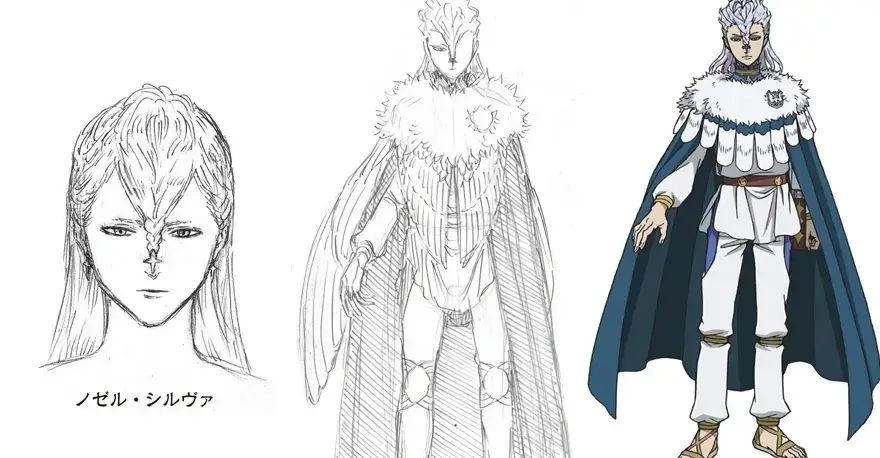 Black Clover: Arte Conceptual y Diseño de Personajes