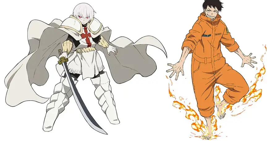 Fire Force: Arte Conceptual y Diseño de Personajes