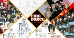 Fire Force: Arte Conceptual y Diseño de Personajes